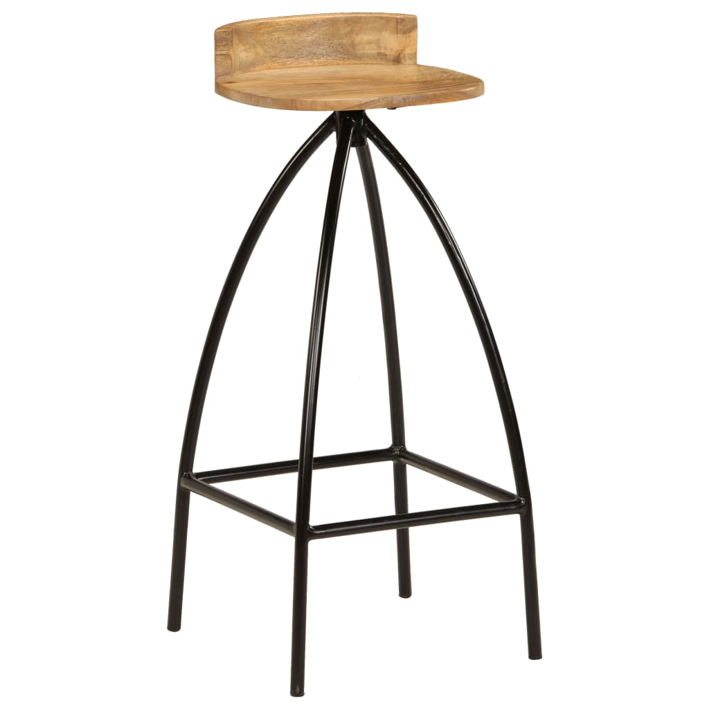 Barstoler 2 stk heltre mangotre