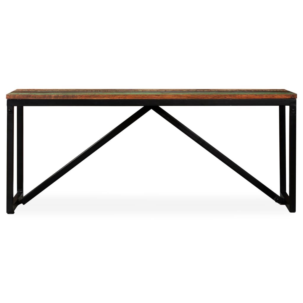 Benk gjenvunnet heltre 110x35x45 cm