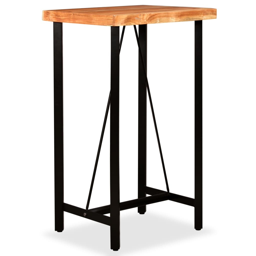 Barbord heltre akasie 60x60x107 cm