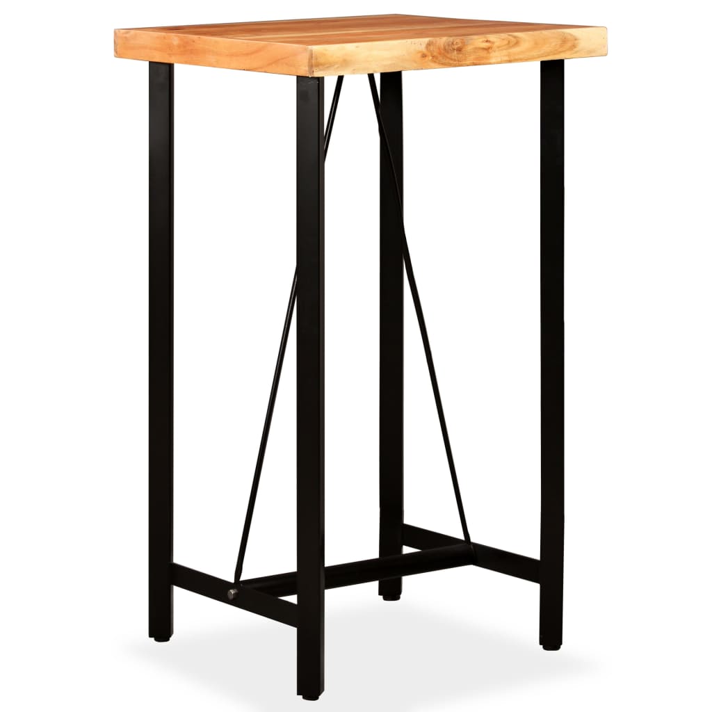 Barbord heltre akasie 60x60x107 cm