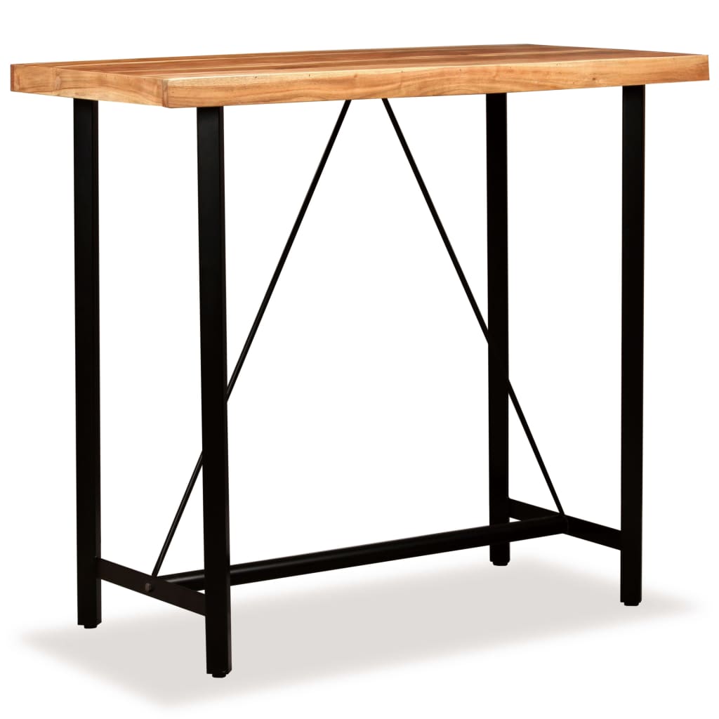 Barbord heltre akasie 120x60x107 cm