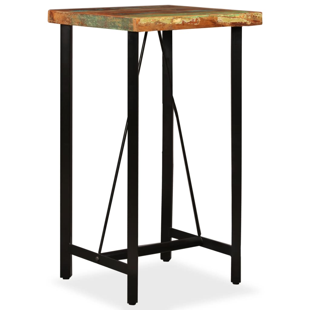 Barbord gjenvunnet heltre 60x60x107 cm
