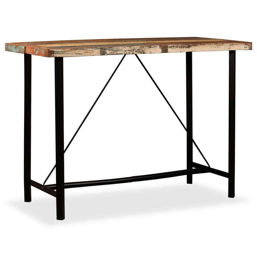 Barbord gjenvunnet heltre 150x70x107 cm