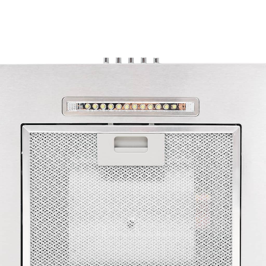 Veggmontert kjøkkenvifte 60 cm rustfritt stål 756 m³/t LED