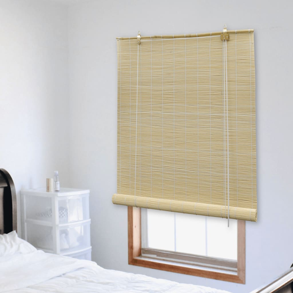 Rullegardin bambus 100x220 cm naturell
