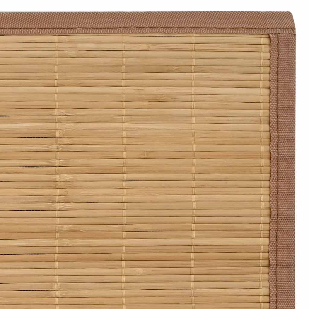 Bambusteppe 100x160 brun