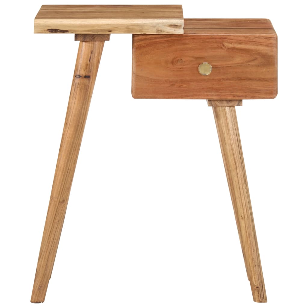 Nattbord heltre akasie 45x32x55 cm