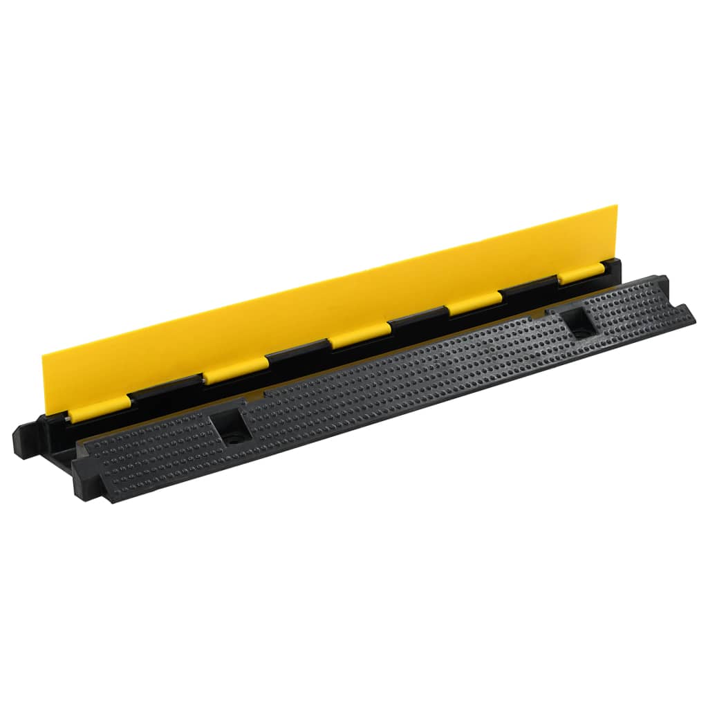 Kabelbeskytter 2 stk 1 kanal gummi 100 cm