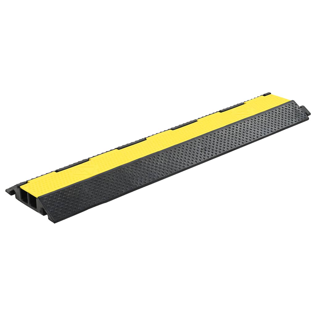 Kabelbeskytter 4 stk 2 kanaler gummi 101,5 cm