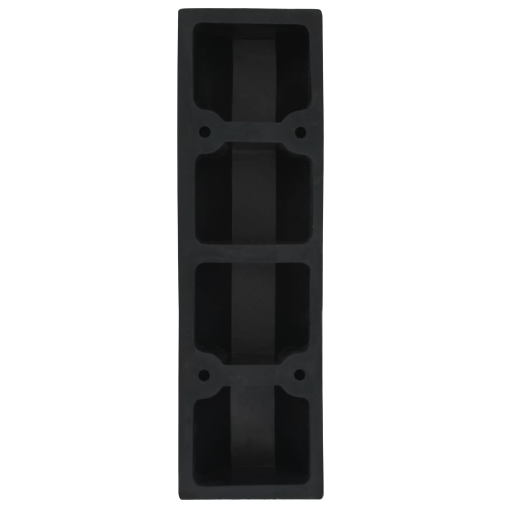 Parkeringsklosser 2 stk gummi 49x15x9 cm