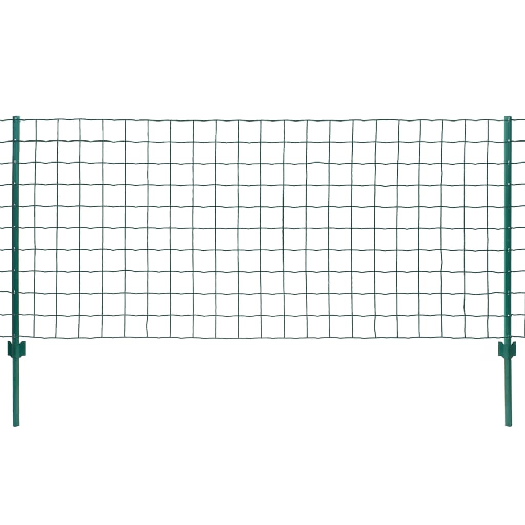 Euro gjerde stål 20x1,5 m grønn