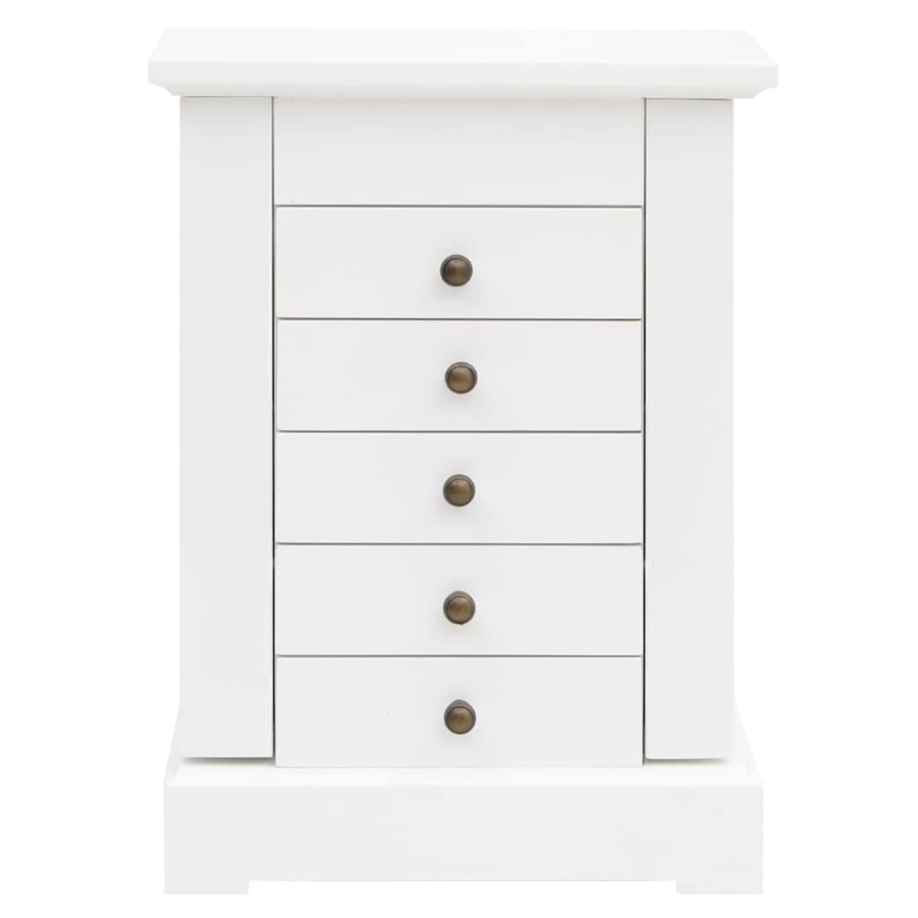 Smykkeskrin med speil MDF 25x13,5x34 cm