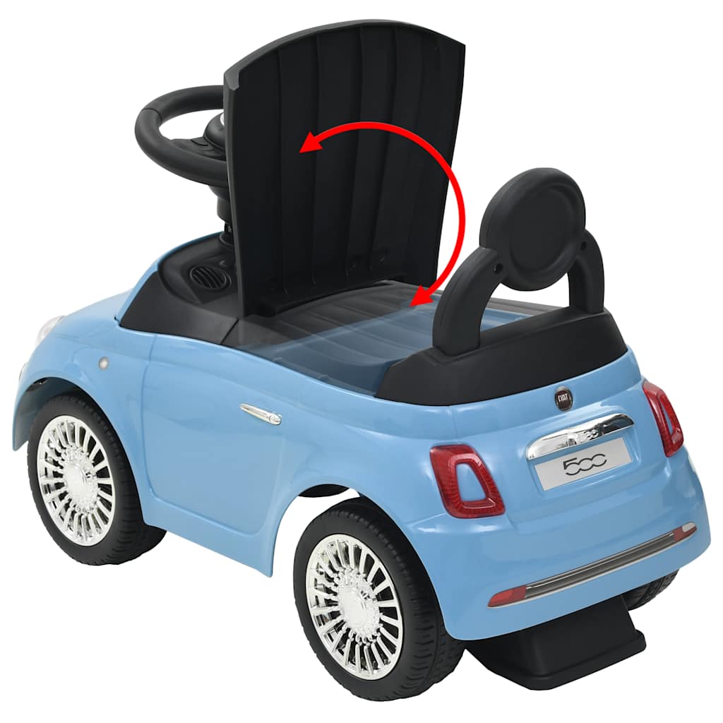 Gåbil Fiat 500 blå