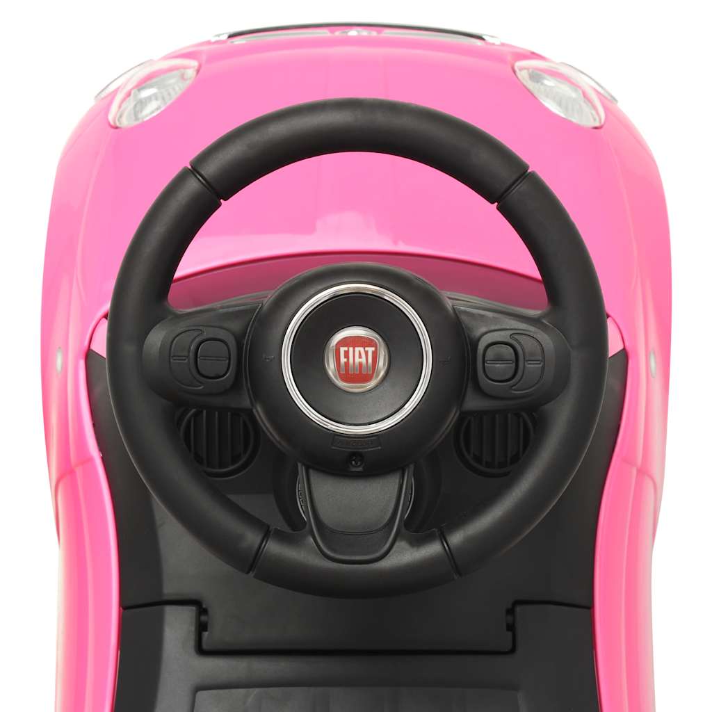 Gåbil Fiat 500 rosa