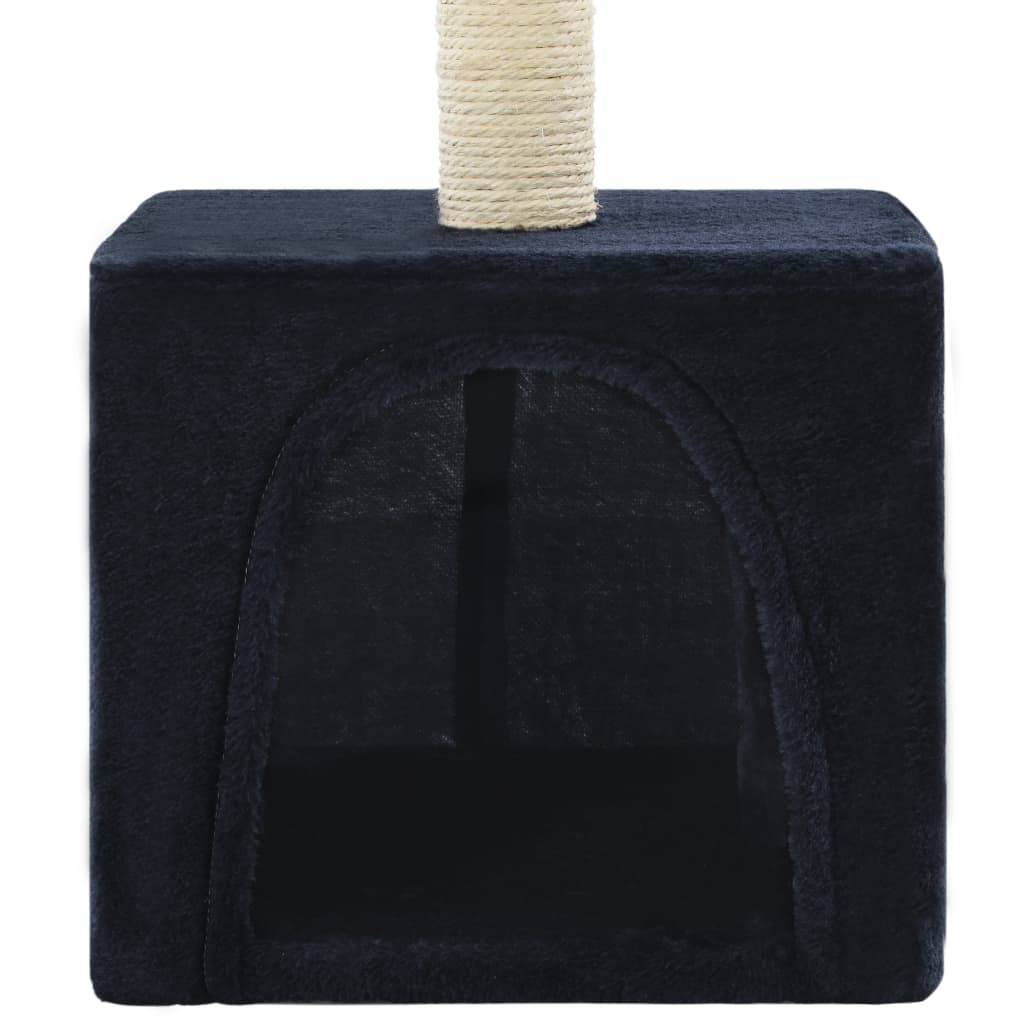 Kloretre med klorestolpe i sisal 55 cm mørkeblå