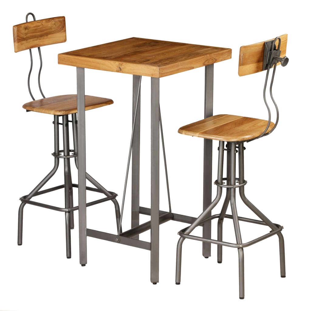 Barsett 3 deler gjenvunnet heltre teak