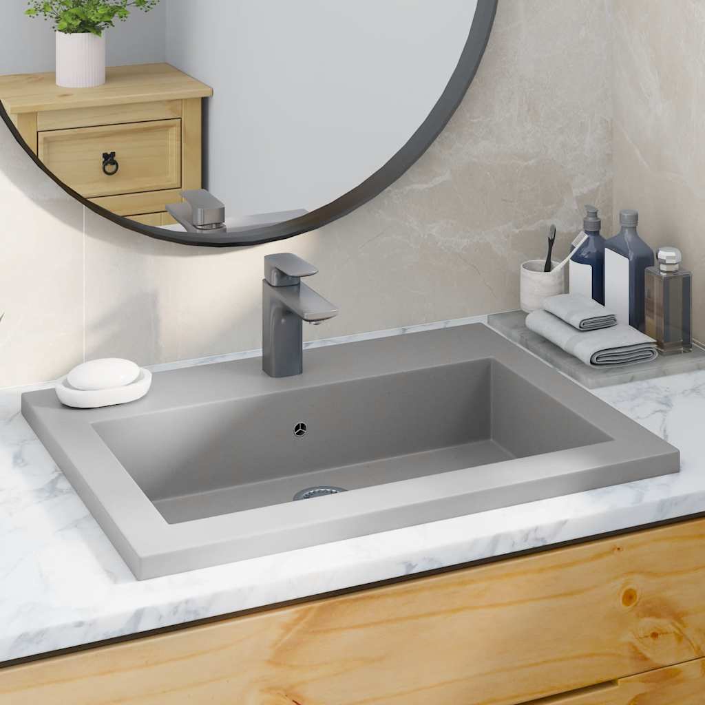 Servant granitt 600x450x120 mm grå