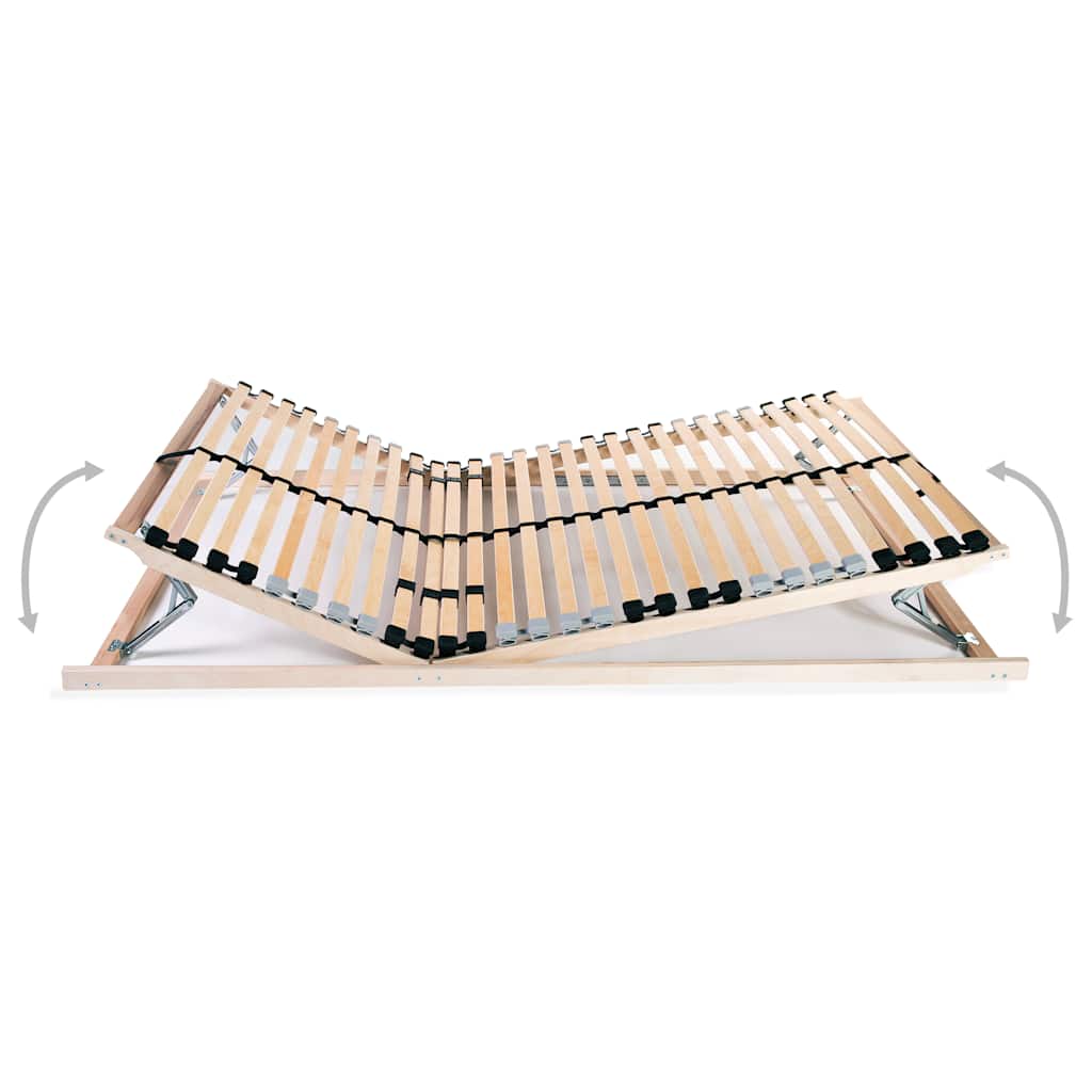 Spilebase med 28 lameller 7 soner 80x200 cm