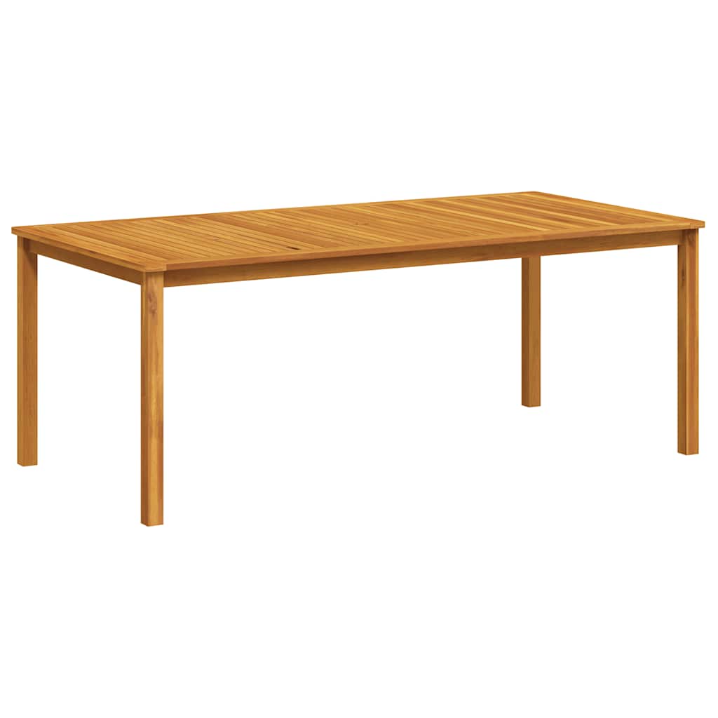 Hagebord 200x100x74 cm heltre akasie