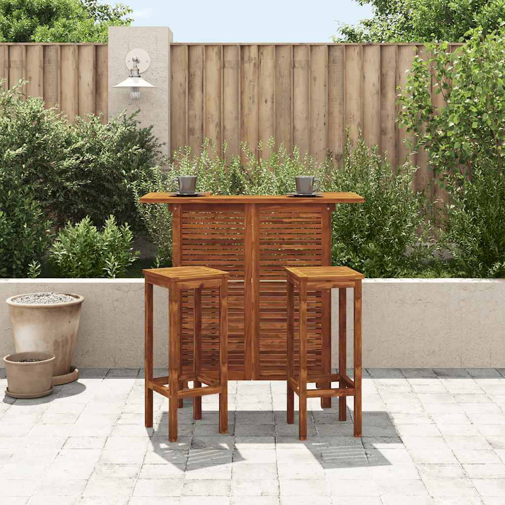 Barbord 110x50x105 cm heltre akasie