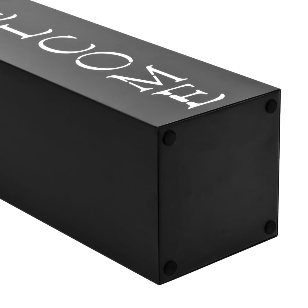 Paraplystativ Welcome stål svart