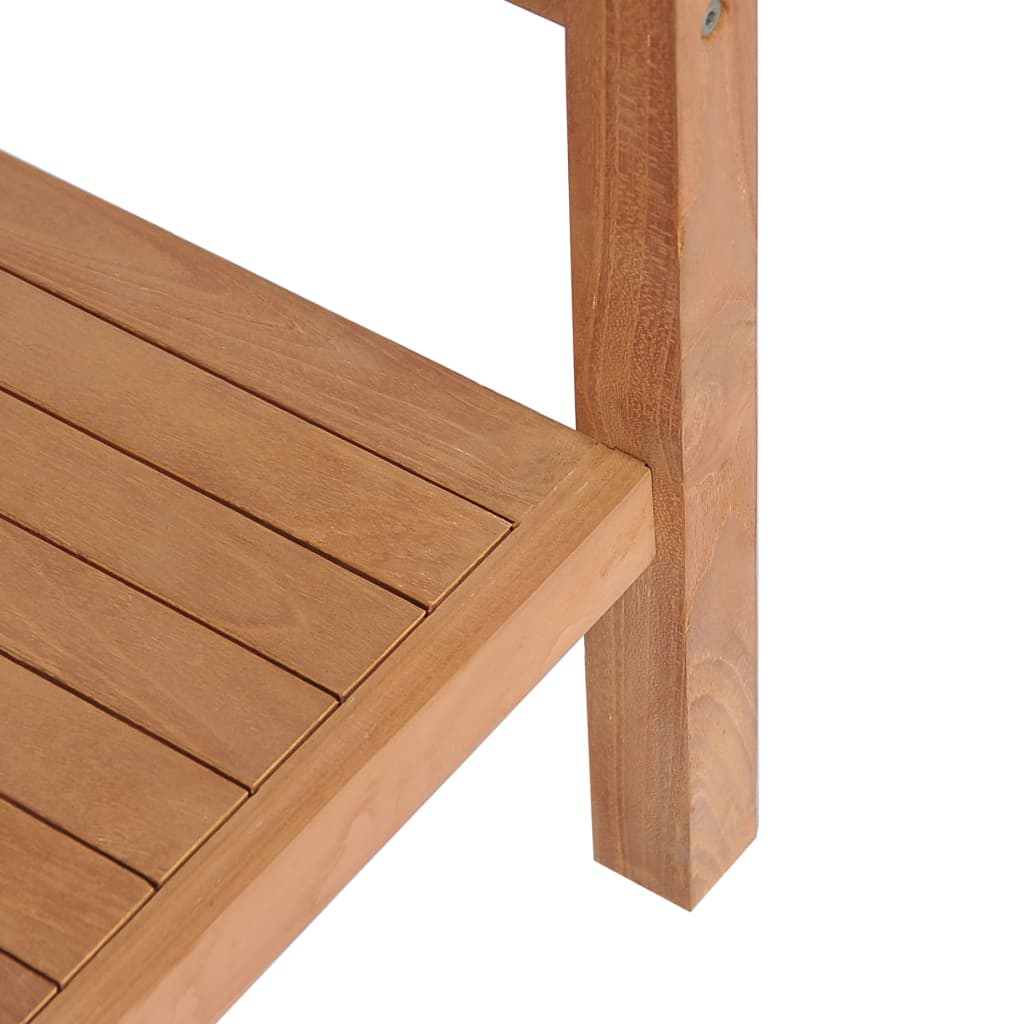 Servantskap for bad heltre teak 74x45x75 cm