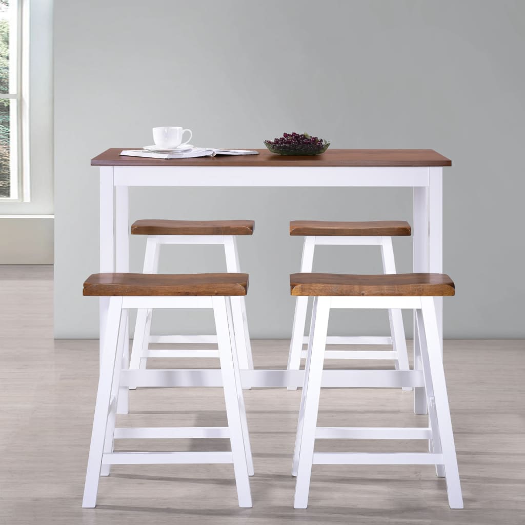 Barbord og krakkesett 5 stykker heltre