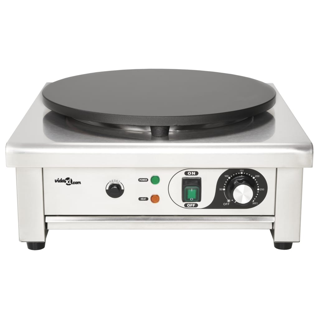 Elektrisk crêpejern med uttrekkbar skuff 40 cm 3000 W