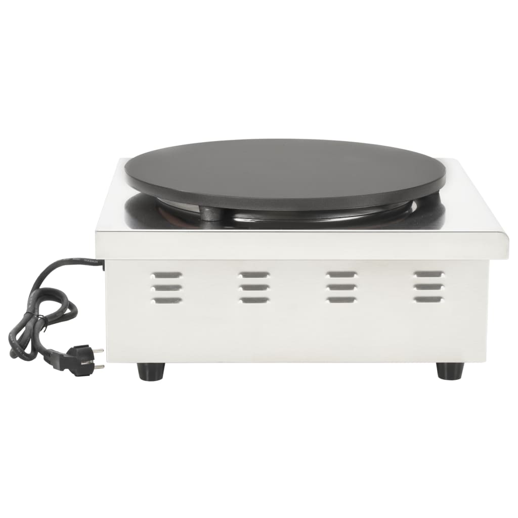 Elektrisk crêpejern med uttrekkbar skuff 40 cm 3000 W