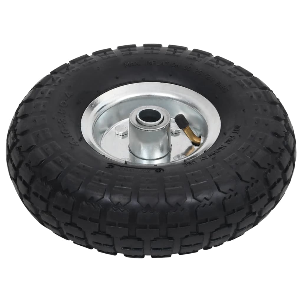 Sekketrallehjul 4 stk gummi 4,10/3,50-4 (260x83)