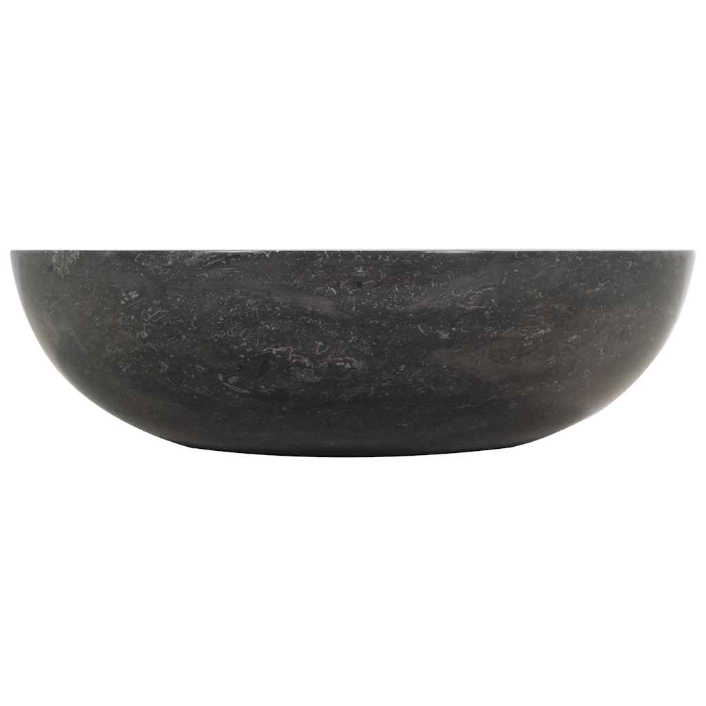 Vask 40x12 cm marmor svart