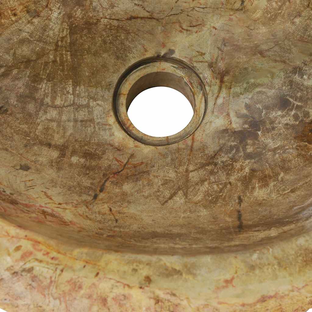 Vask 45x35x15 cm fossilstein krem