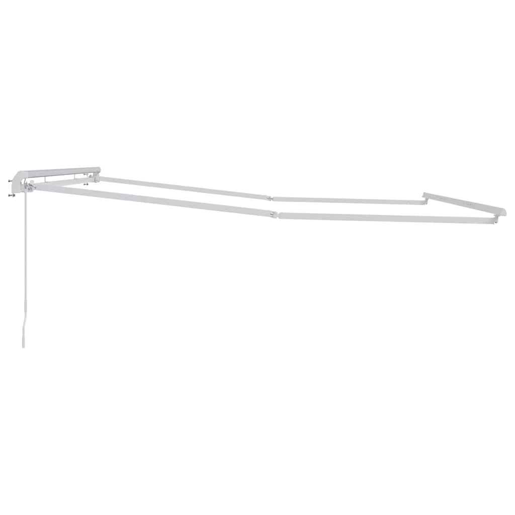Markiseramme Hvit 400 × 300 cm Aluminium