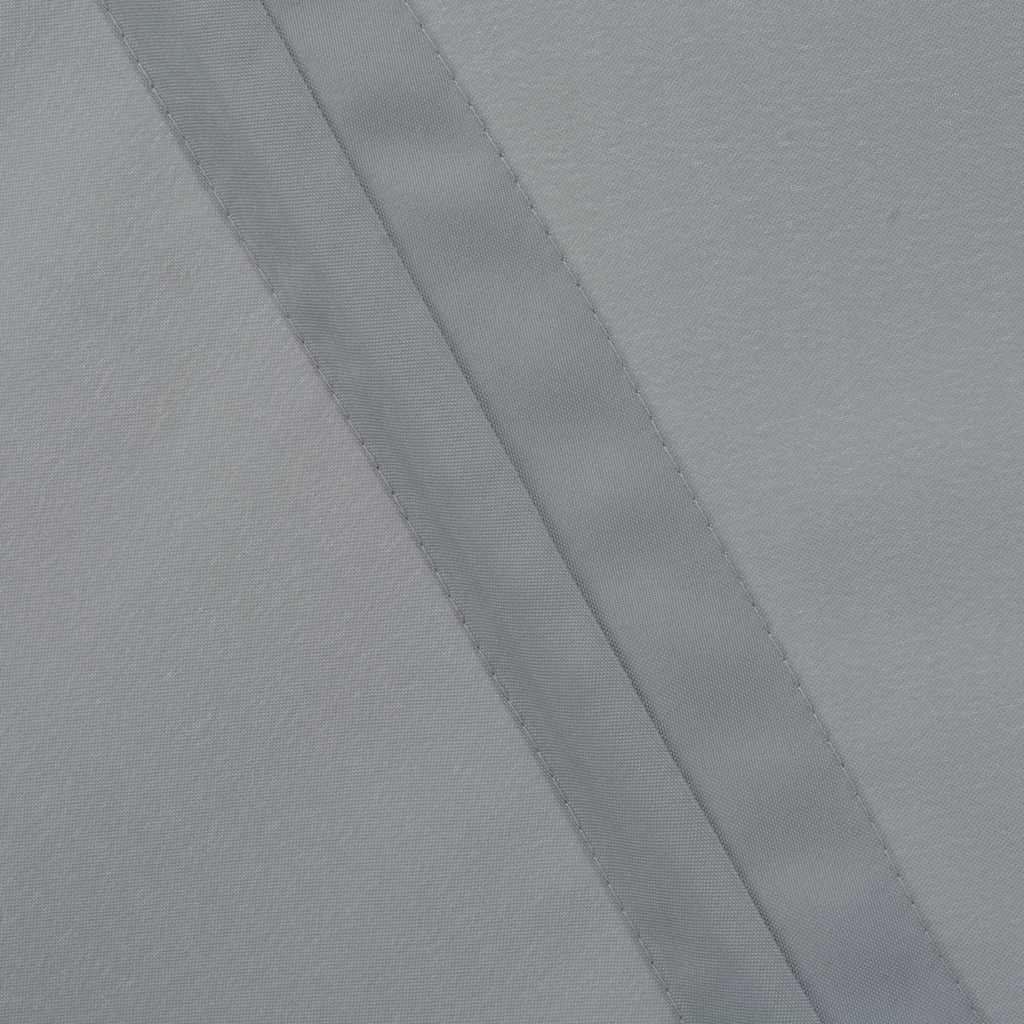 Sammenleggbar sidemarkise for terrasse grå 160 cm