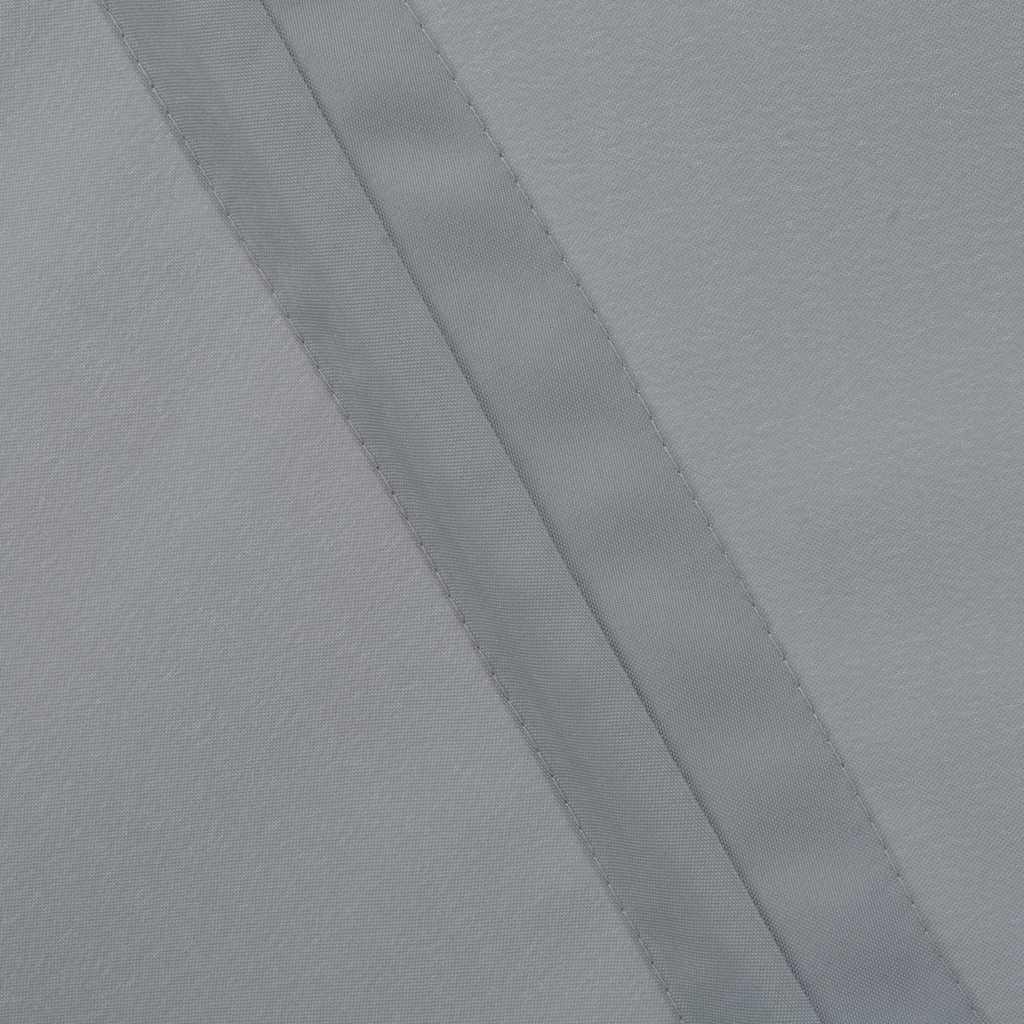 Sammenleggbar sidemarkise for terrasse grå 200 cm