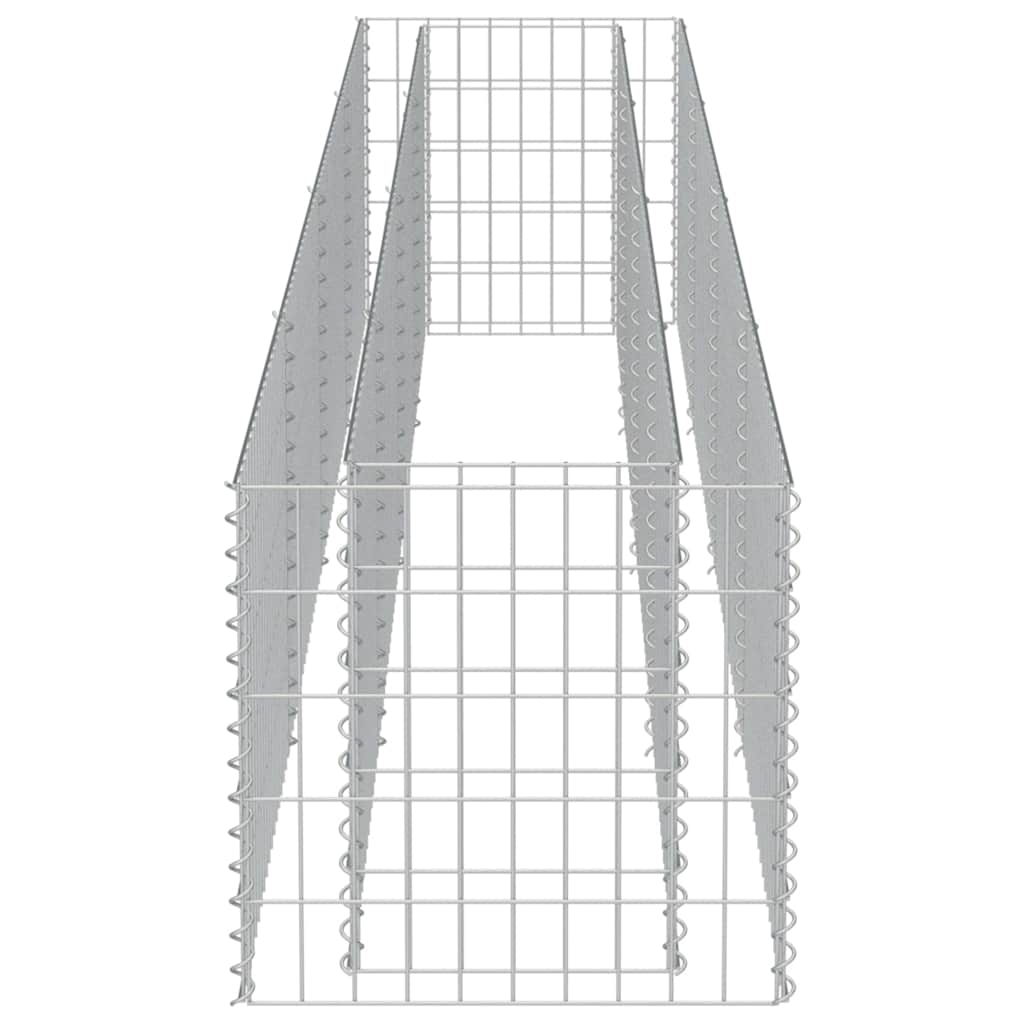 Gabion høybed galvanisert stål 360x50x50 cm