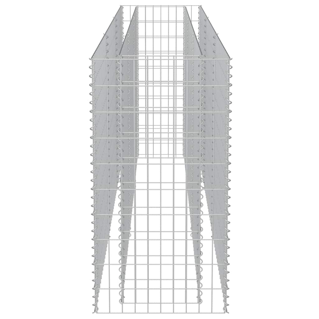 Gabion høybed galvanisert stål 270x50x100 cm