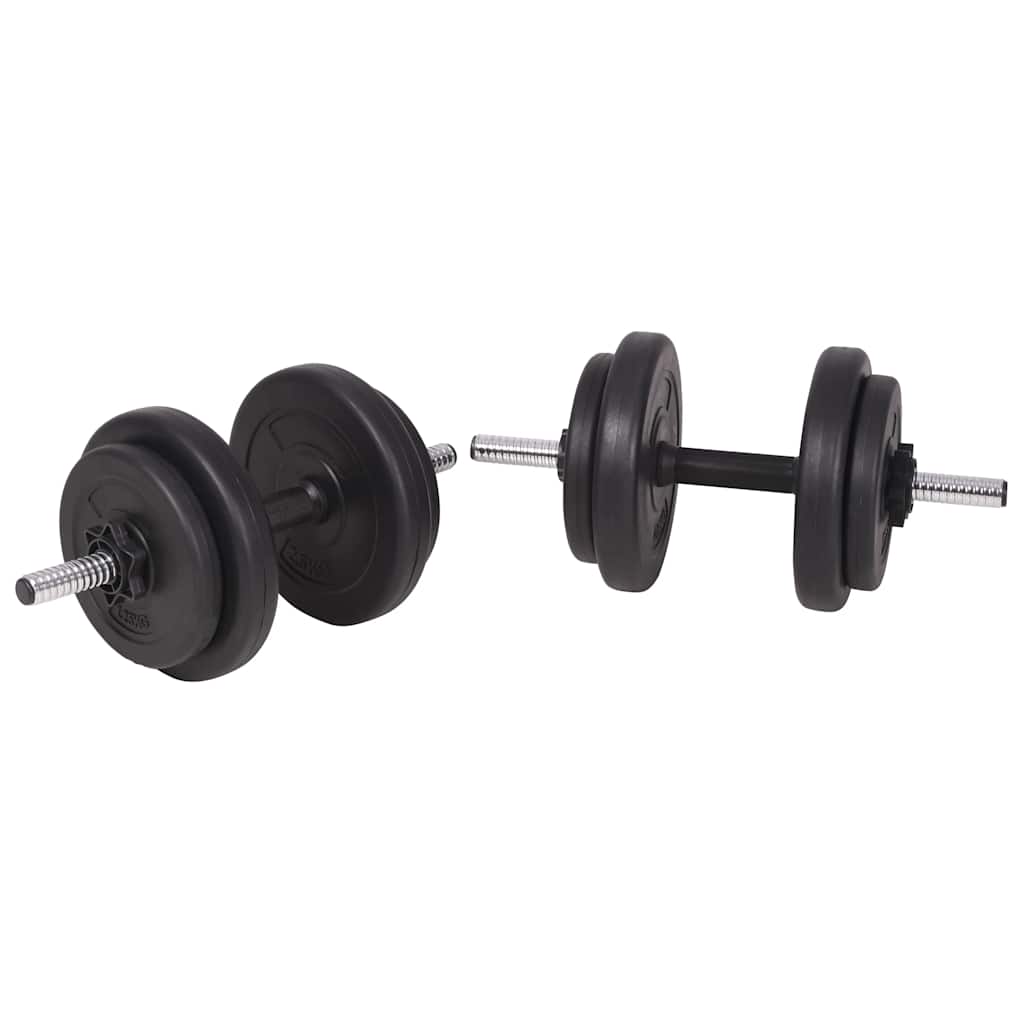 Treningsbenk med vektstativ, vektstang og manualsett 90 kg