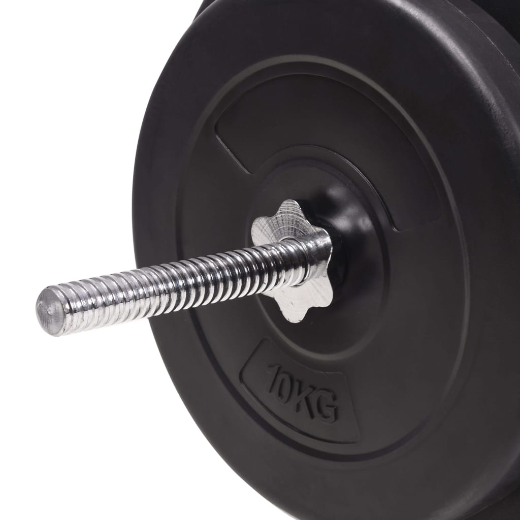 Vektbenk med vektstativ, vektstang og manualsett 90kg