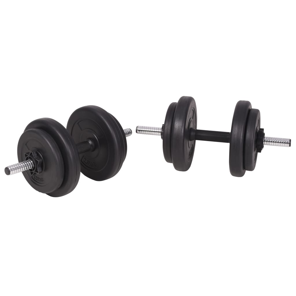 Treningsbenk med vektstativ, vektstang og manualsett 120 kg