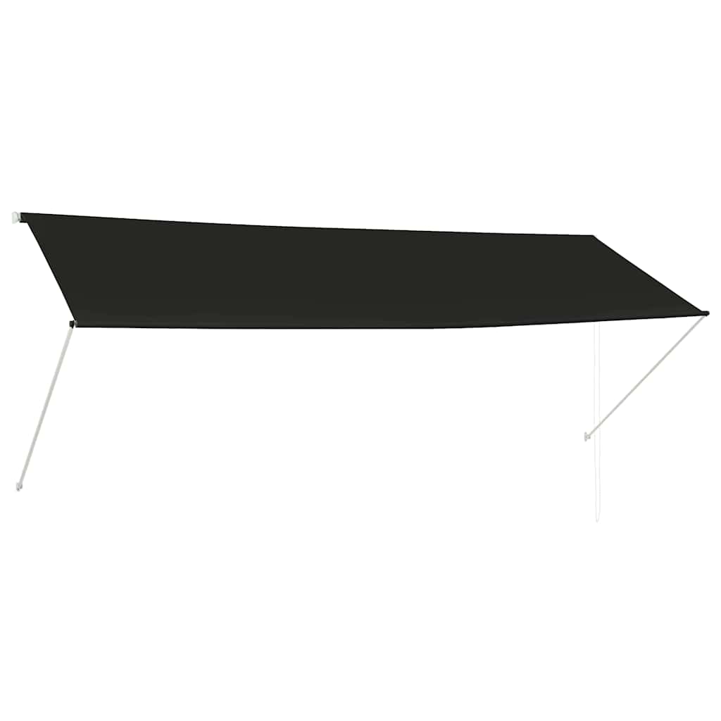 Uttrekkbar markise 350x150 cm antrasitt vidaXL