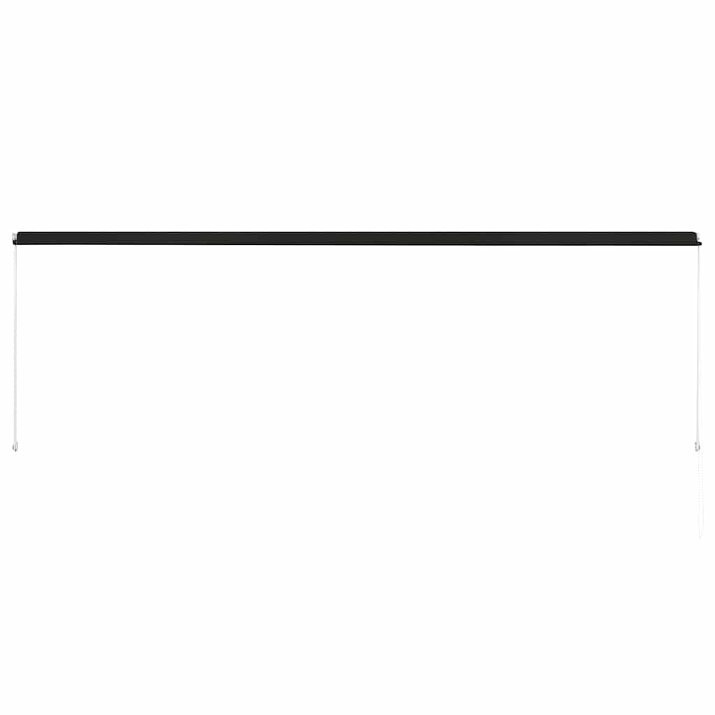 Uttrekkbar markise 400x150 cm antrasitt vidaXL