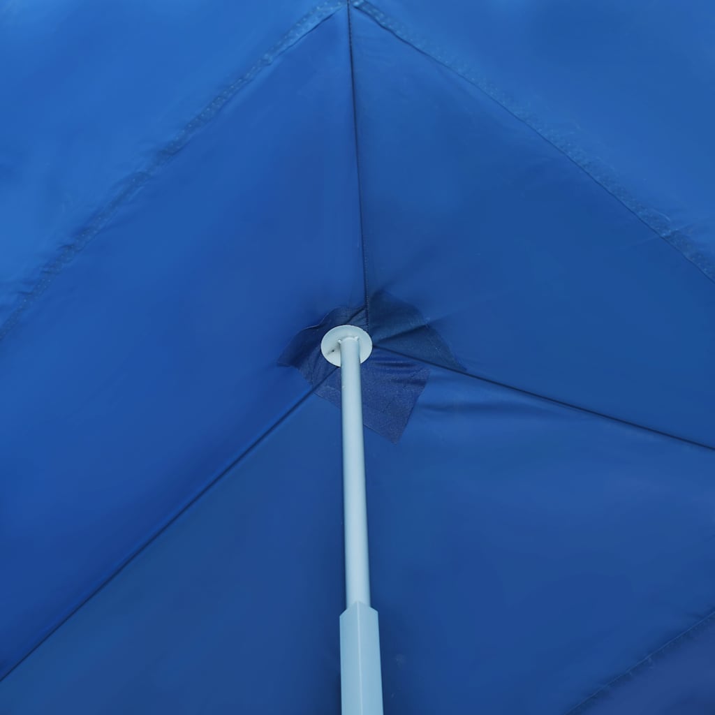 Sammenleggbart festtelt popup med 8 sidevegger 870x291x315 cm blå