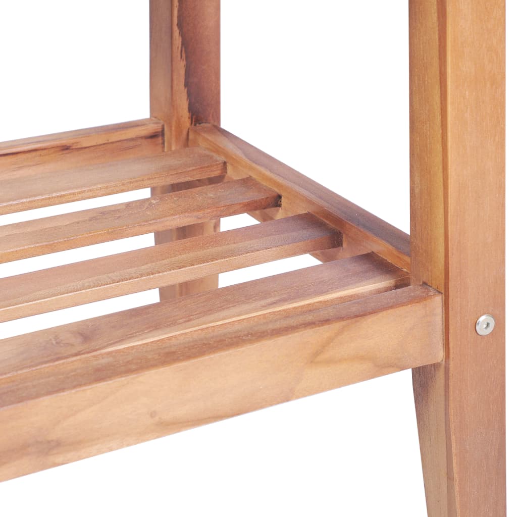 Salongbord 40x40x50 cm firkantet heltre teak
