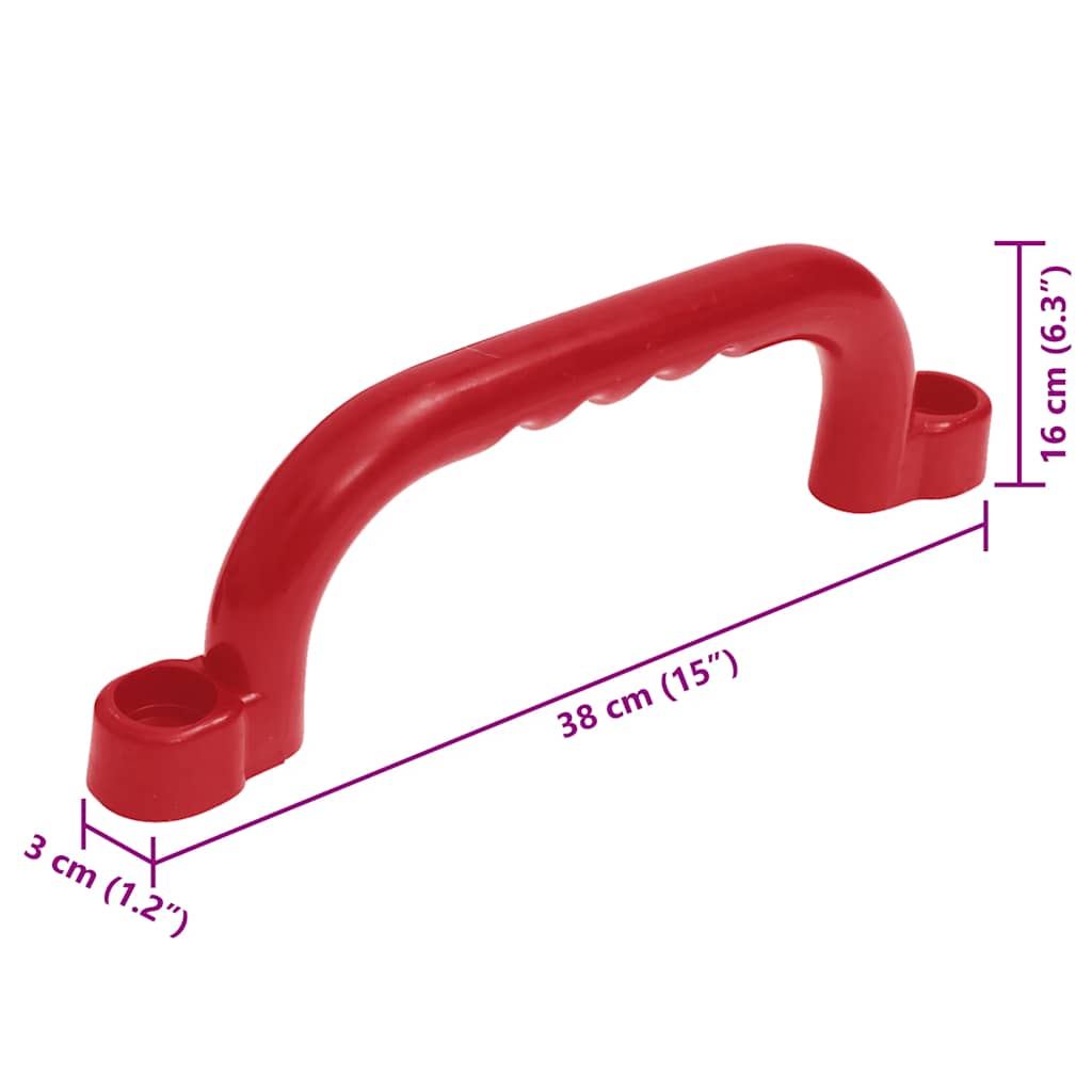 Huskeseter med tau 2 stk blå 37x15 cm polyeten