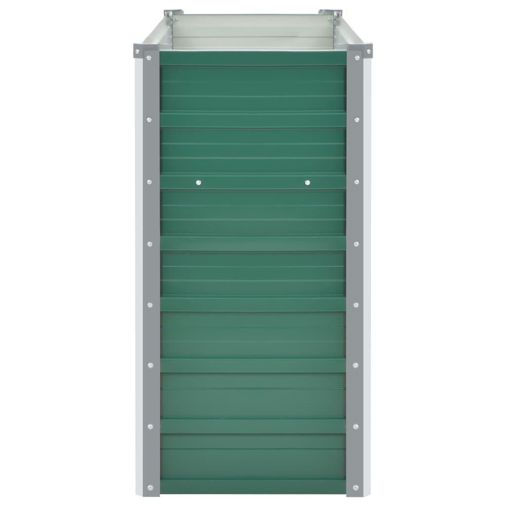 Høybed galvanisert stål 100x40x77 cm grønn