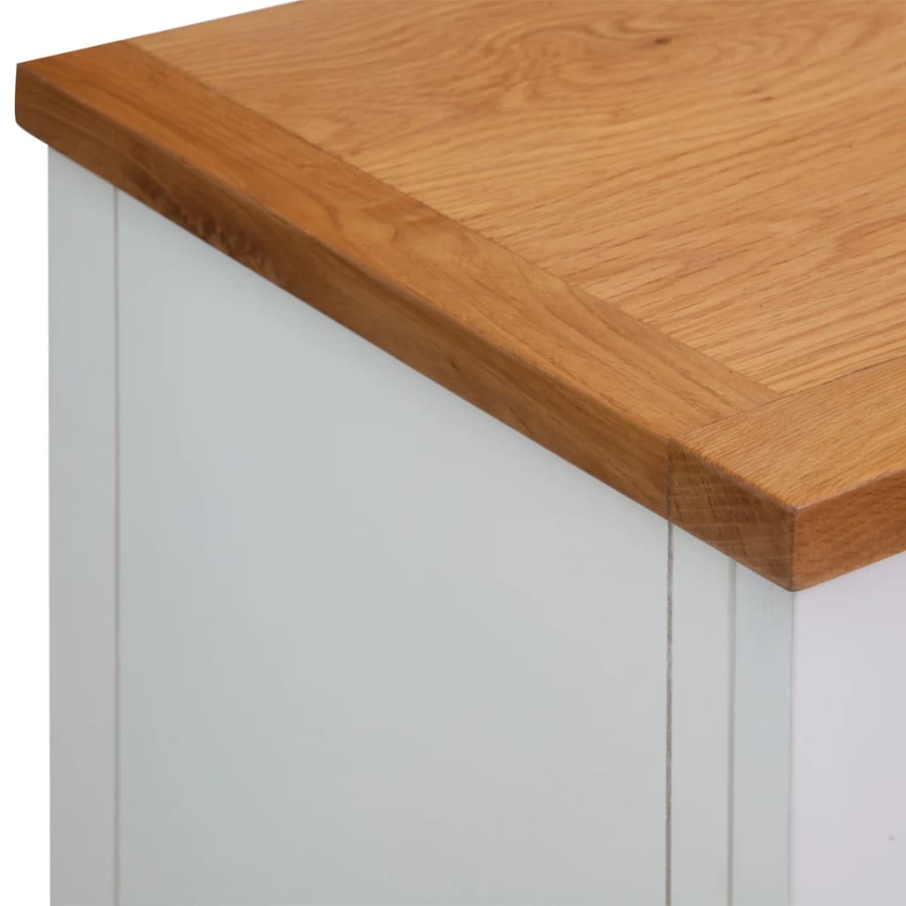 Skjenk 90x33,5x83 cm heltre eik