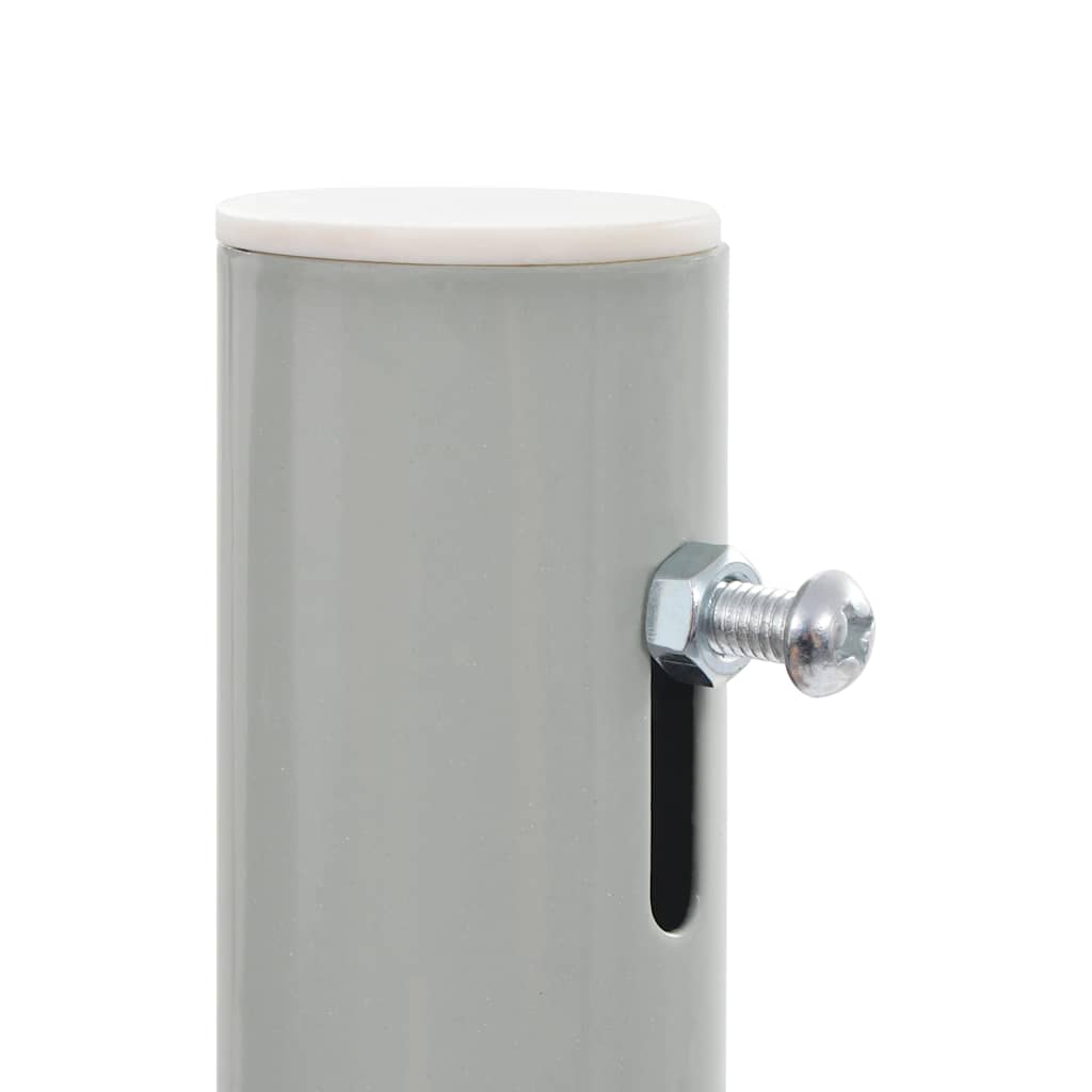 Uttrekkbar sidemarkise 100 x 300 cm kremhvit