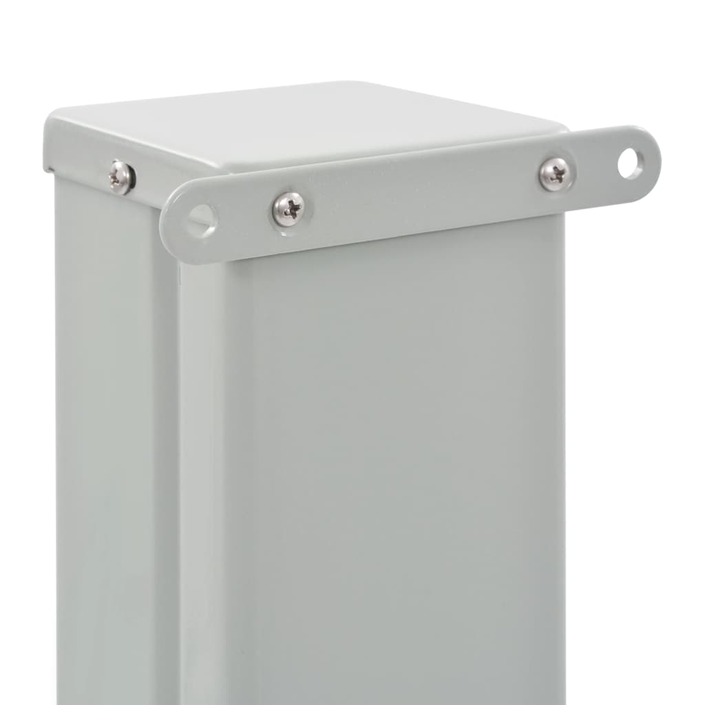Uttrekkbar sidemarkise 100 x 300 cm kremhvit