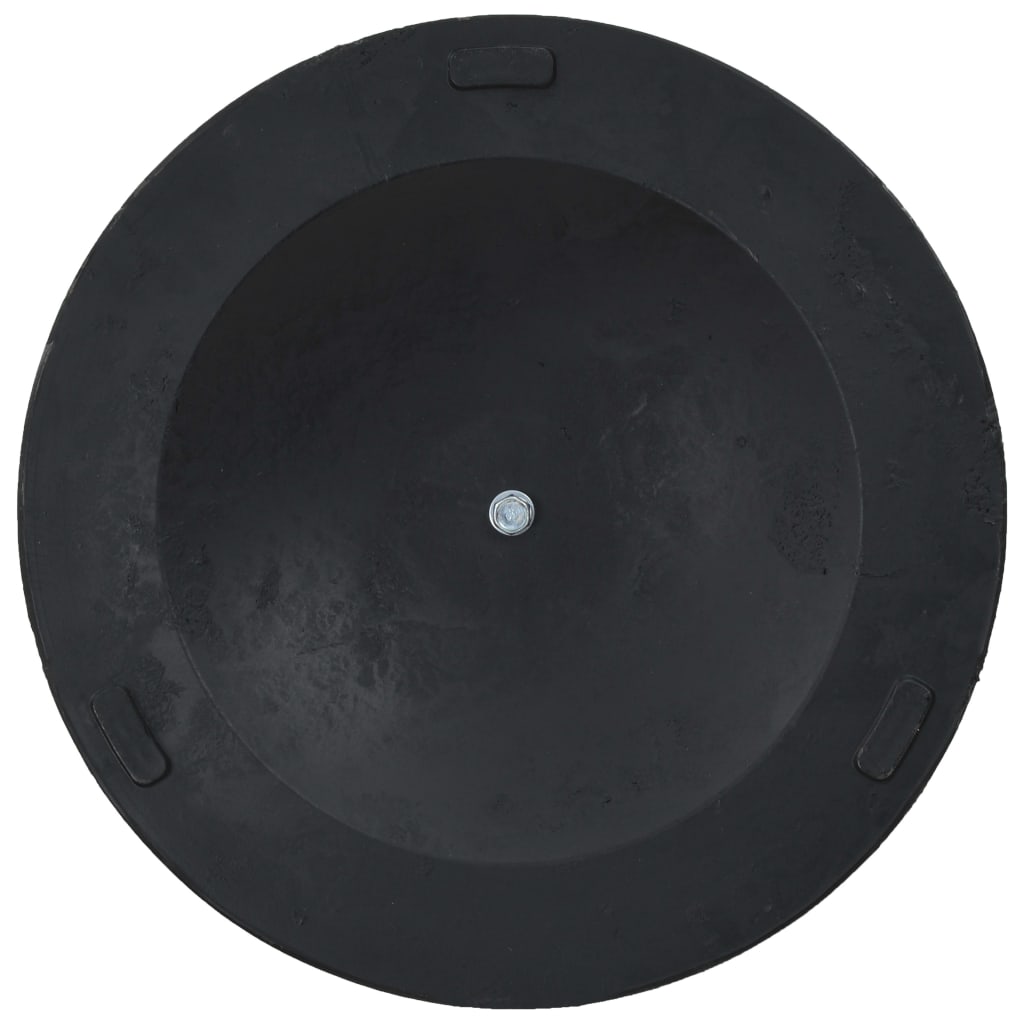 Parasollfot polyresin rund 13 kg bronse